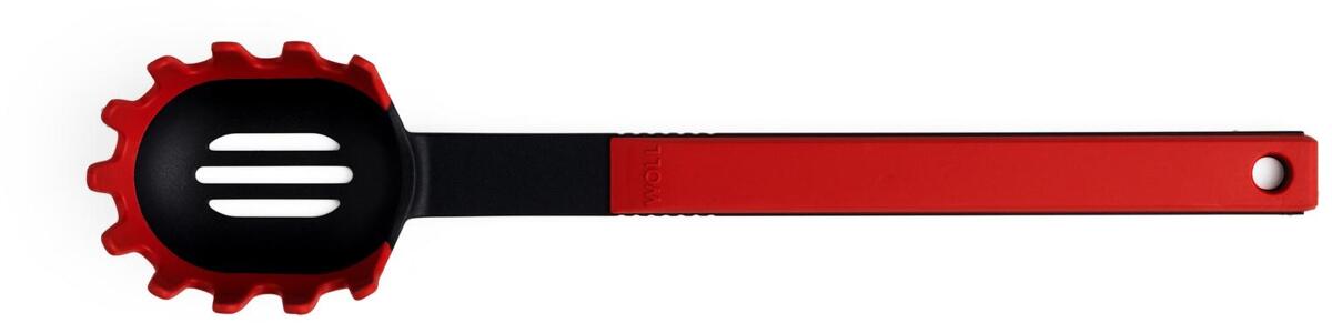 Woll Kochbesteck, Pasta Löffel, rot/schwarz