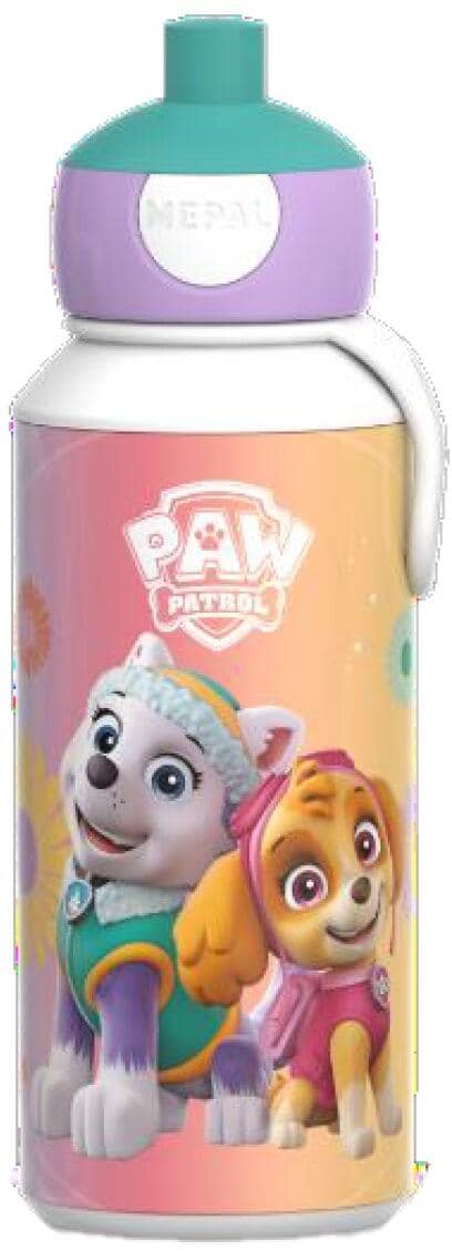 Mepal Pop-Up Campus Trinkflasche, 400ml, paw patrol girls
