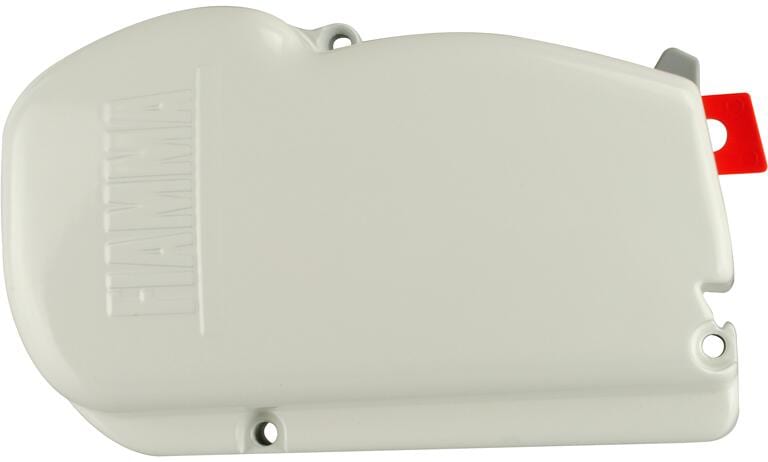 Endkappe links, Polar Weiß - Fiamma Ersatzteil Nr. 98655-539 - passend zu F45 S // ZIP, 150-450cm