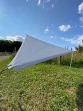 Bent TC-Zip-Protect Canvas Single verbindbares Sonnensegel, 250x250cm, grau