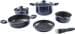 Gimex Topfset, Induktion, 8-teilig, blau
