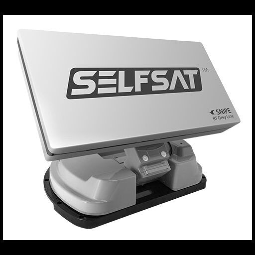 Selfsat Snipe BT Grey Line Sat-Anlage, Single-LNB, grau - Produktbild 2