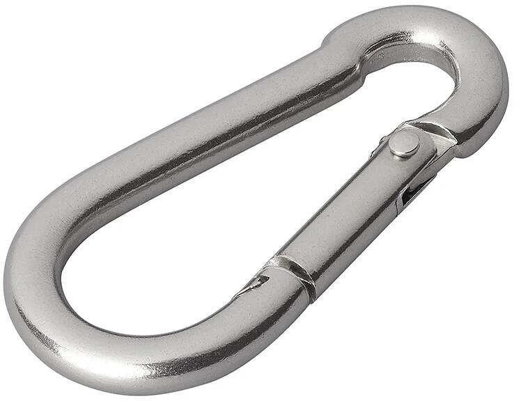 Pro Plus Karabiner, Edelstahl, 8x80mm