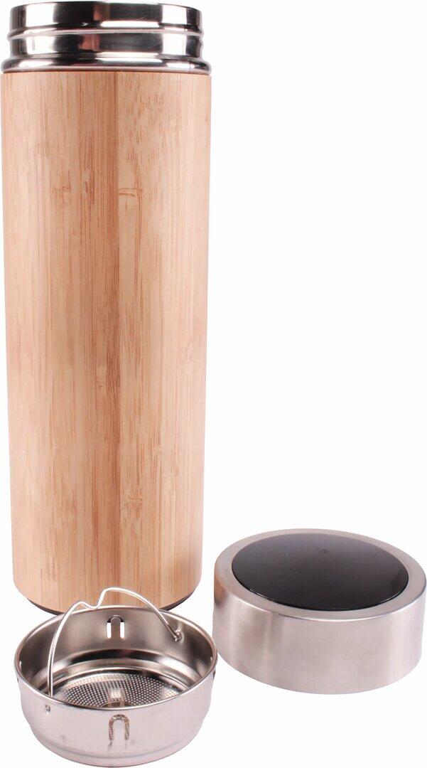 ViaMondo Bambus Thermosflasche, 330ml bei Camping Wagner Campingzubehr