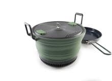 GSI Outdoors Escape Kochset, grün, 4-teilig