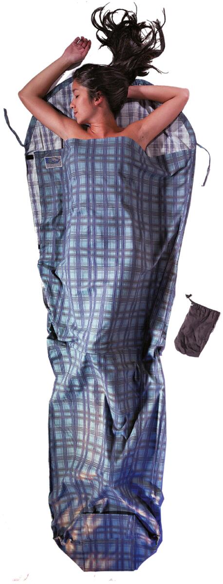 Cocoon MummyLiner Reiseschlafsack, 241cm, Flanell, forest