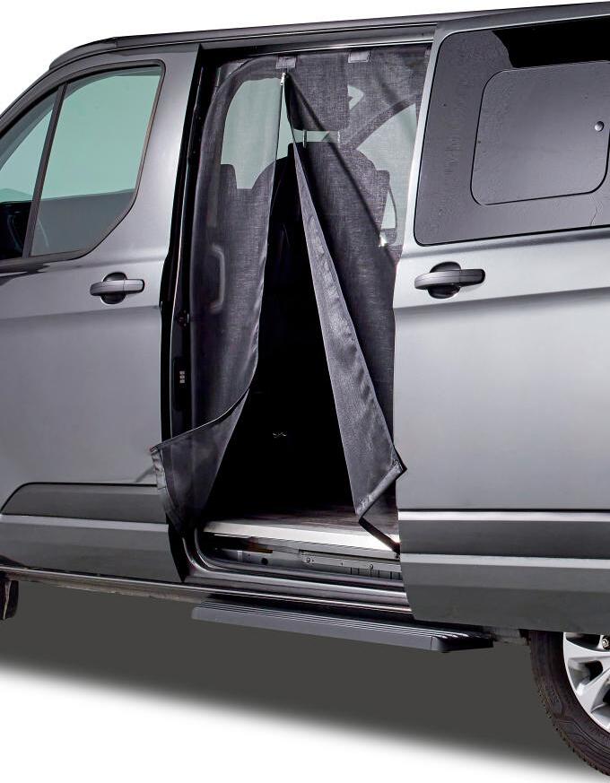 Mayr VanQuito Moskitonetz, Schiebetür links, Dacia Dokker Bj. 2012-2021, standard RV, grobmaschig