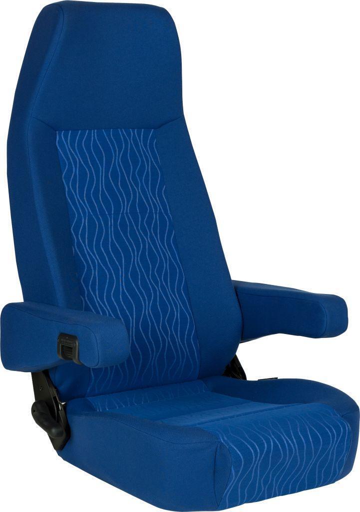Sportscraft S5.1 Pilotensitz, Stoff Atlantic blau, mit Lordosenstütze und Sitzheizung