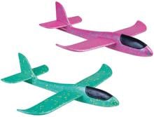 Happy People Foam Glider Flugzeug, farblich sortiert