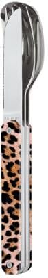 Akinod Feststehendes Besteck 12h34, Leopard
