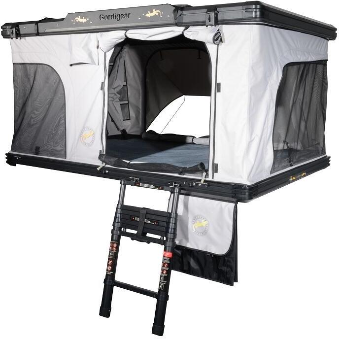 Gordigear Mahi Mahi Hartschalen-Dachzelt, 210x133x90cm, grau/schwarz