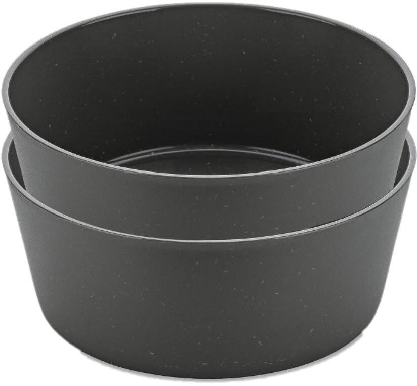 Koziol Connect Organic Schale, 2er Set, 890ml, nature ash grey