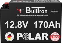 BullTron Polar 170Ah inkl. Smart BMS mit 200A Dauerstrom & BT/WiFi App, CAN-Bus