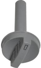 Drehknopf Thermostat, silbergrau – Dometic Ersatzteil Nr. 241338300 – für Dometic-Kühlschränke