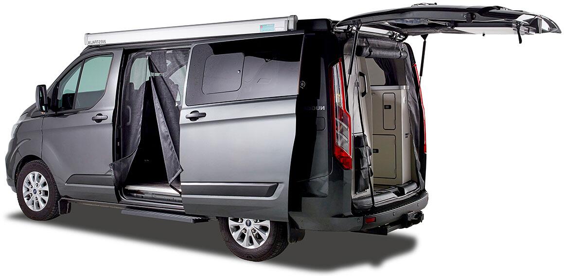 Mayr VanQuito Moskitonetz, Schiebetür links, Ford Custom, Magnet RV, feinmaschig