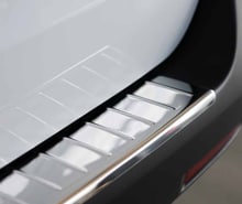 Carbest Stoßstangenschutz Edelstahl schwarz gebürstet (Single Door), für VW Tranporter T6