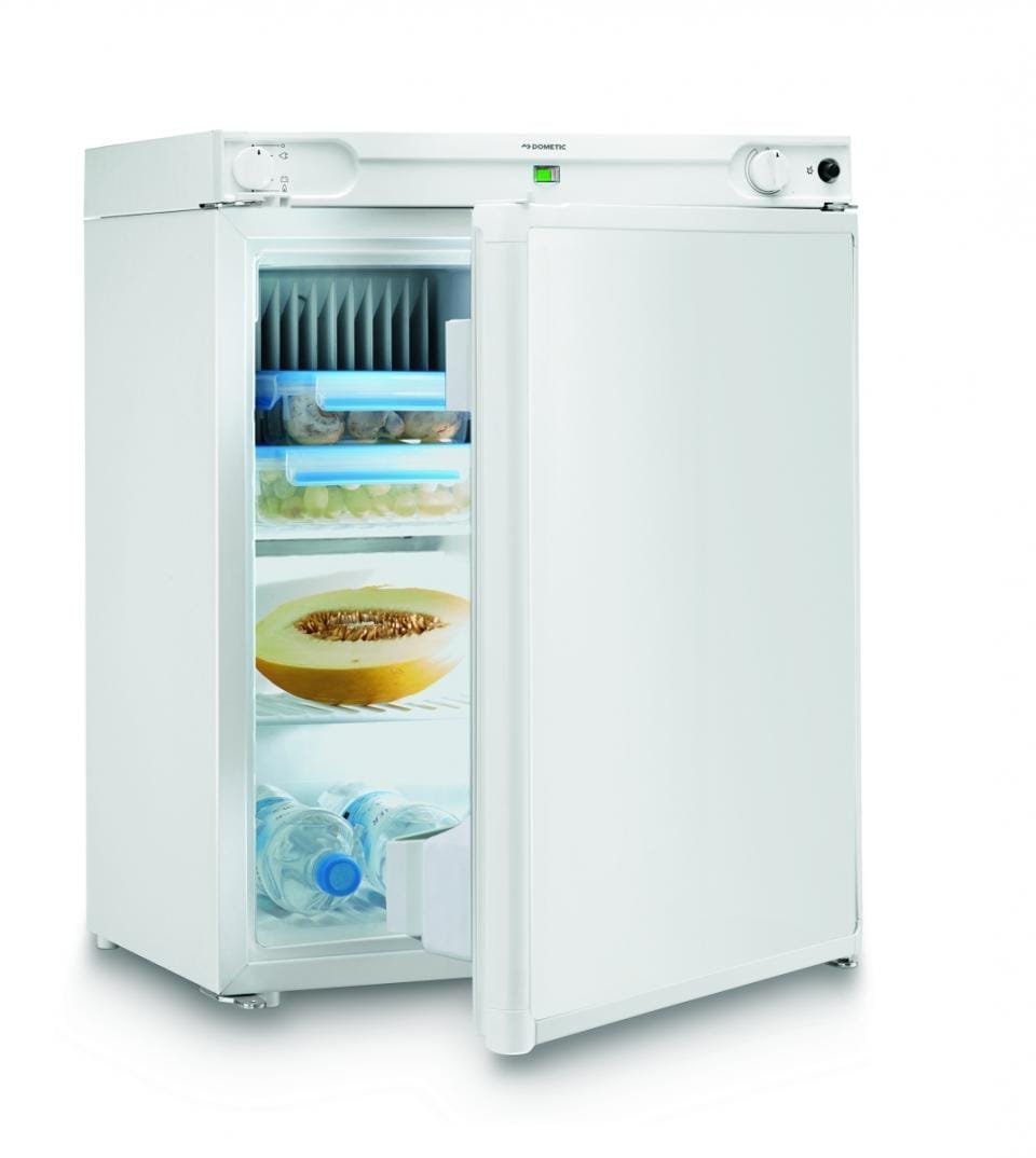 Dometic CombiCool RF62, freistehender Absorber-Kühlschrank, mit Gefrierfach,  54 Liter, Gas-Anschluss 50 mbar, 12 V und 230 V, für Camping und  Schlafräume, Weiß : : Elektro-Großgeräte