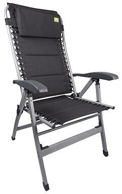 Via Mondo Cozy Relax Klappstuhl, anthrazit