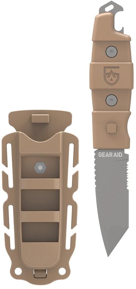 GearAid Kotu Tanto Survivalmesser, 7,6cm, coyote