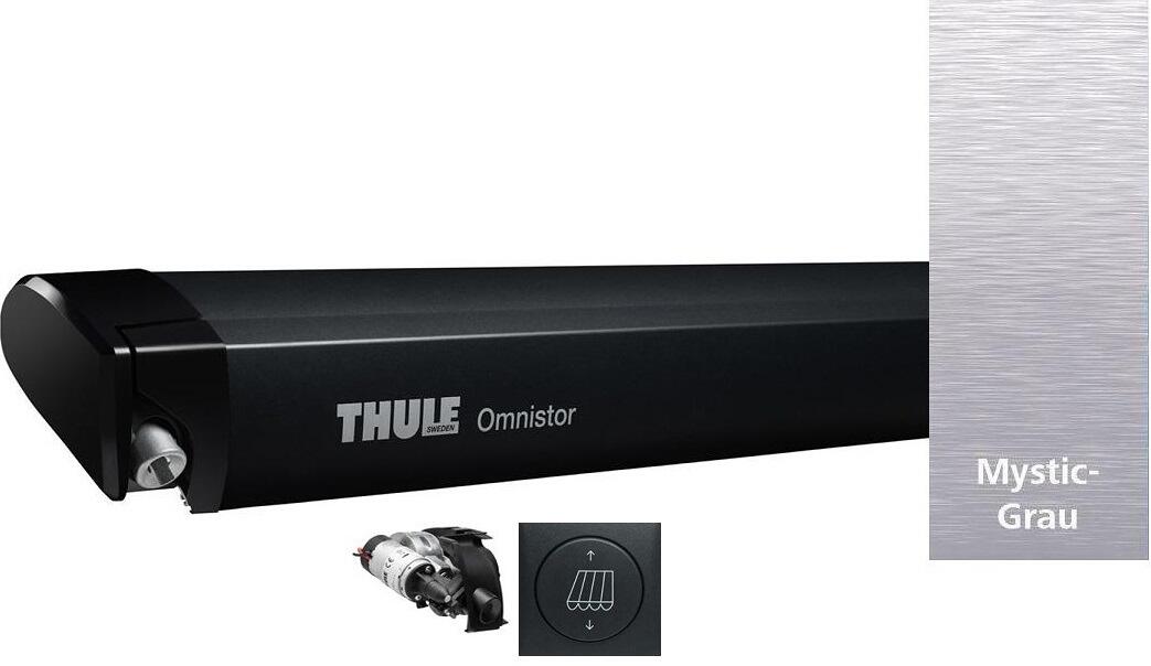 Thule Omnistor 6300 Markise anthrazit, mit 12V-Motor, 375cm, Mystic Grey