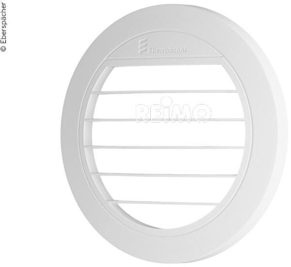 Eberspächer Ausströmer flach 0°, für Standheizung Airtronic D3, Ø90mm, weiß