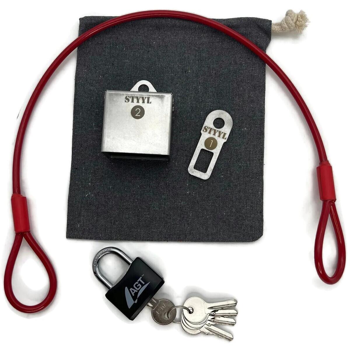 STYYL EAS-Y-Lock Lenkrad Wegfahrsperre Universal inkl. Bügelschloss