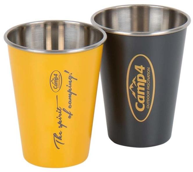 Camp4 Harmony Edelstahlbecher, 2er Set, 450ml
