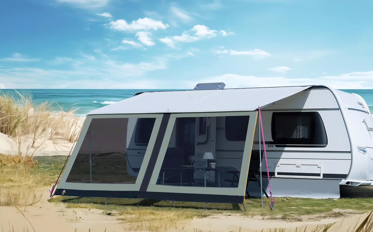 Wigo Breeze Vorderteil, 400x180cm, Moos