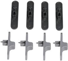 Knopf und Abdeckung, 4 Stück - Dometic Ersatzteil - für Kühlschränke RMD10.5S/XS, RML10.4S