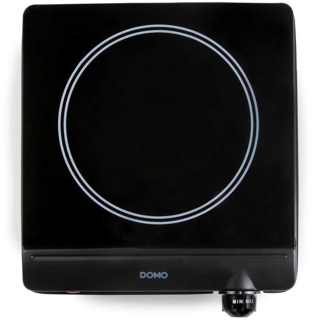 DOMO Keramik Einzelkochplatte, 1250W, schwarz
