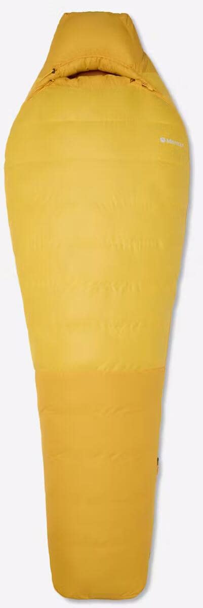 Marmot M16045 Mad River 0 Long Regular Mumienschlafsack, Golden Sun/Tangelo, 198cm