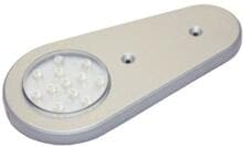 Dimatec Schrankleuchte, 13,2x6,5x1,2 cm, 12 V, 1,8 W, silber