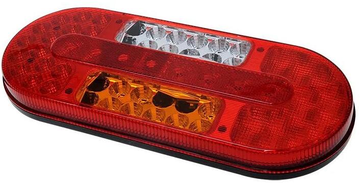 Pro Plus Rückleuchte 6 Funktionen, 54LED, 323x134mm, rechts
