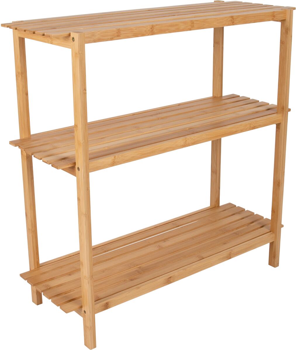 Outdoor Kchenregal Bambus Klappbares Bambus Standregal Camping  3-4  Etagen Lagerregal Blumentopfhalter Auen Kche