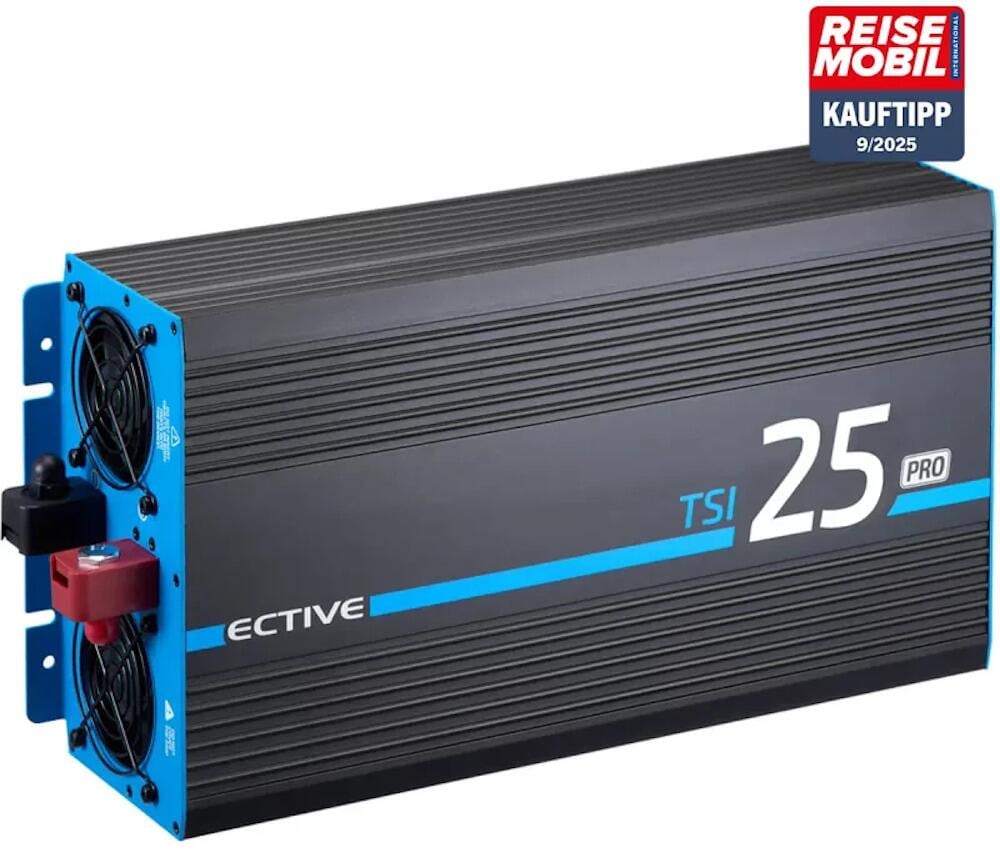ECTIVE TSI 25 PRO 2500W/12V Sinus-Wechselrichter mit Netzvorrangschaltung