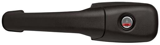 ZADI Roulotte Caravan Türgriff, System STS & ZADI, ohne Zylinder, links, schwarz