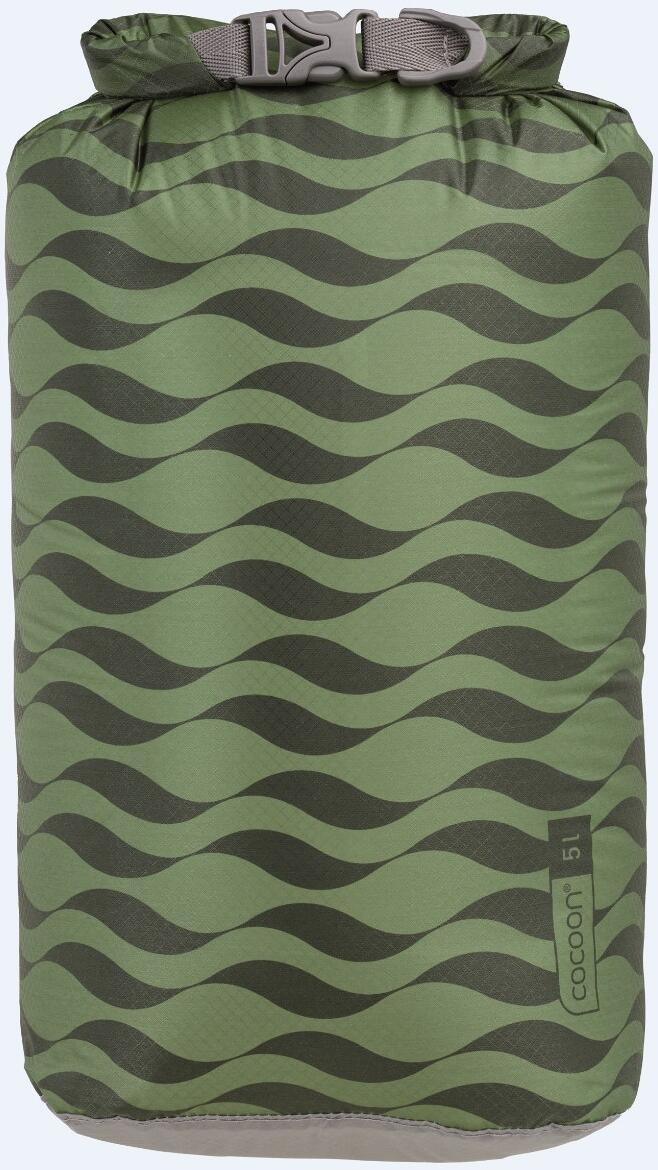 Cocoon Ultralight Drybag, 5l, green waves