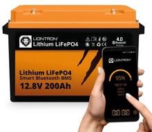 Carbest Lifepo4 Lithium-Batterie Li100BT mit Bluetooth, 100Ah, Solarbatterien 12V, Solaranlagen, Camping-Shop