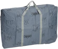 Crespo Luxuriöse Tragetasche für Relaxsessel, 94x66x13 cm, grau