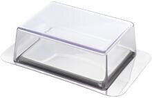 Metaltex Butterdose Inox, Deckel transparent
