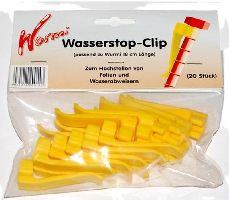 Wurmi Wasserstopclips, 20er-Pack