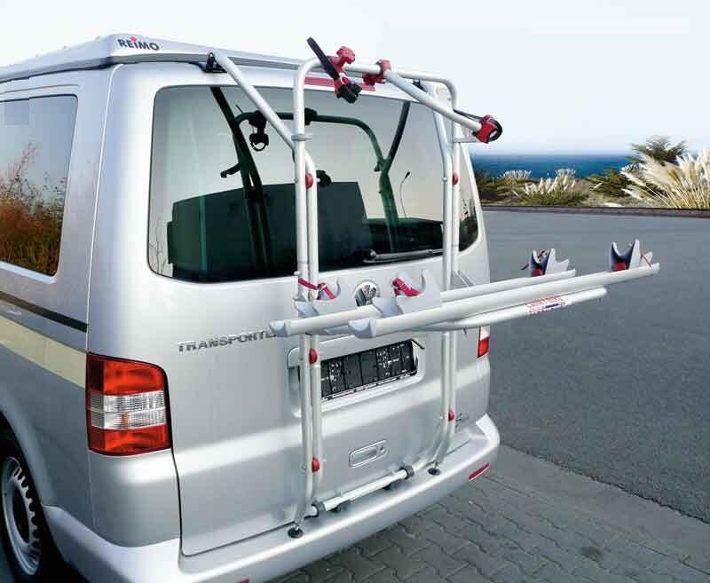 Fiamma Carry-Bike Heck-Fahrradträger für VW T5, Reimo Exclusiv, silber