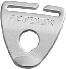 Nordisk Helmet Slide, Aluminium, 25mm, 6er-Pack