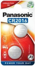 Panasonic CR2016 Lithium Knopfbatterie, 2 Stück, 3Volt