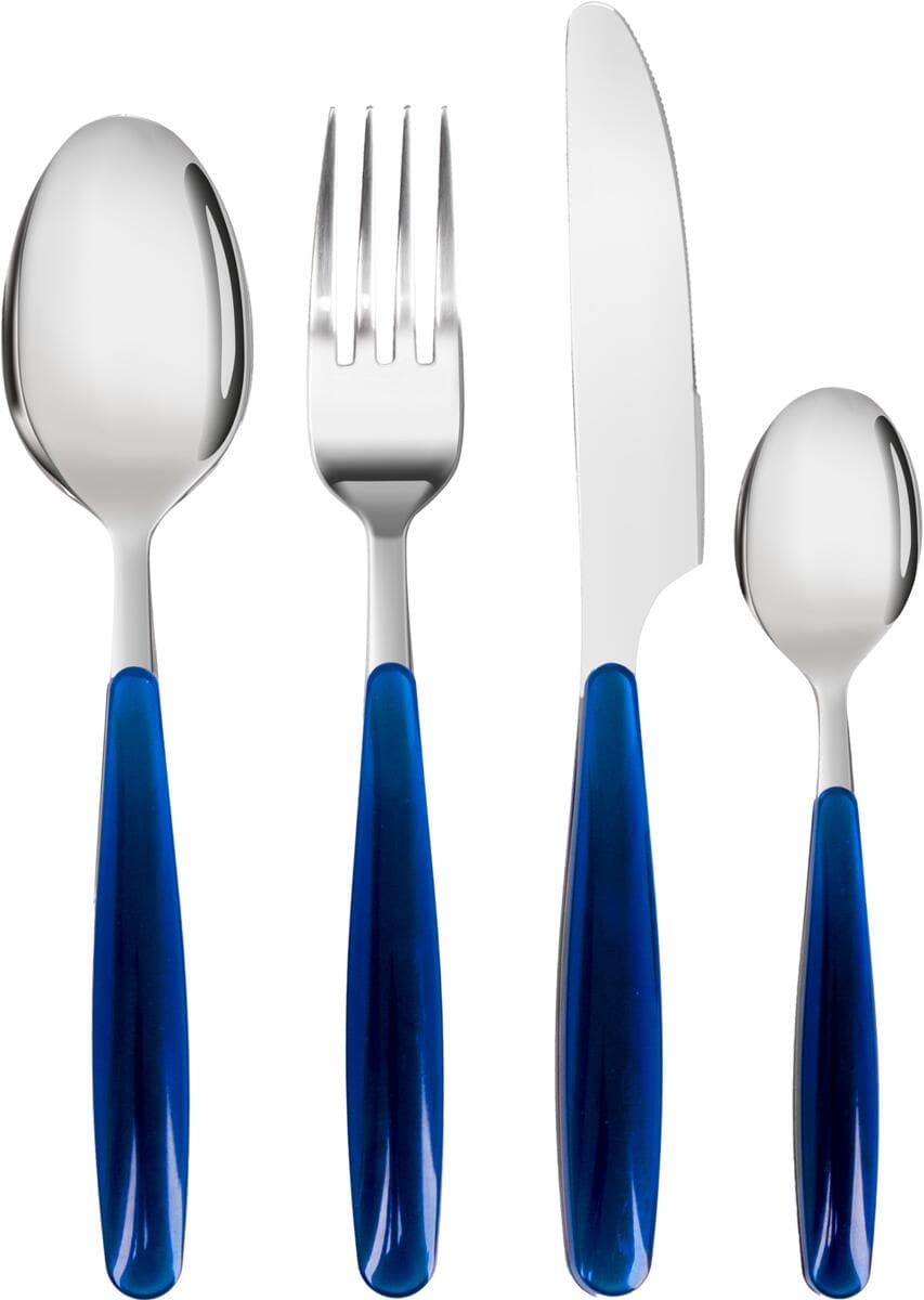 Brunner Sapora Besteck-Set, dunkelblau
