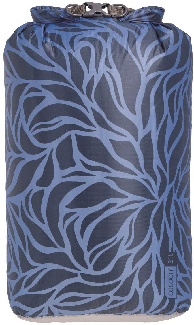 Cocoon Hyperlight Drybag, 21l, blue leaves