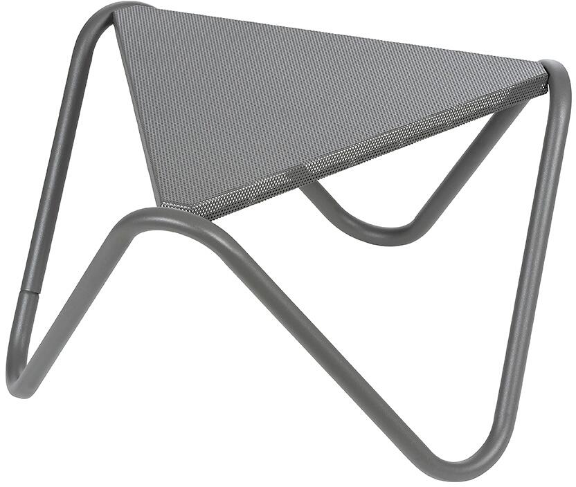 Lafuma Vogue Couchtisch, mikroperforiert, Aluminium, Grau Titane