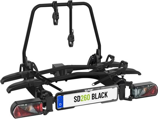 EUFAB Fahrradträger SD260, schwarz, für 2 Fahrräder