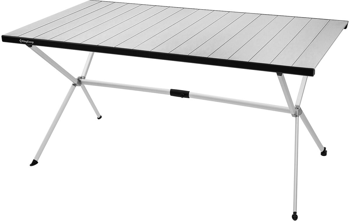 KingCamp Dolomite Rolltisch, XL, schwarz/silber