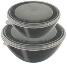 Waca 2Go Multischüssel-Set, 2-teilig, anthrazit